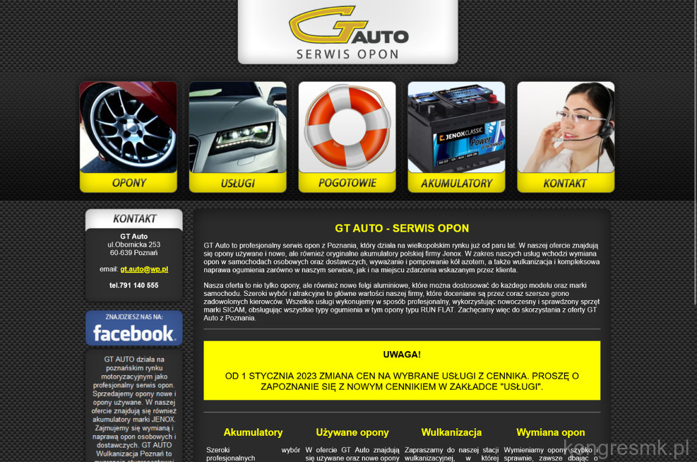 GT Auto strona www