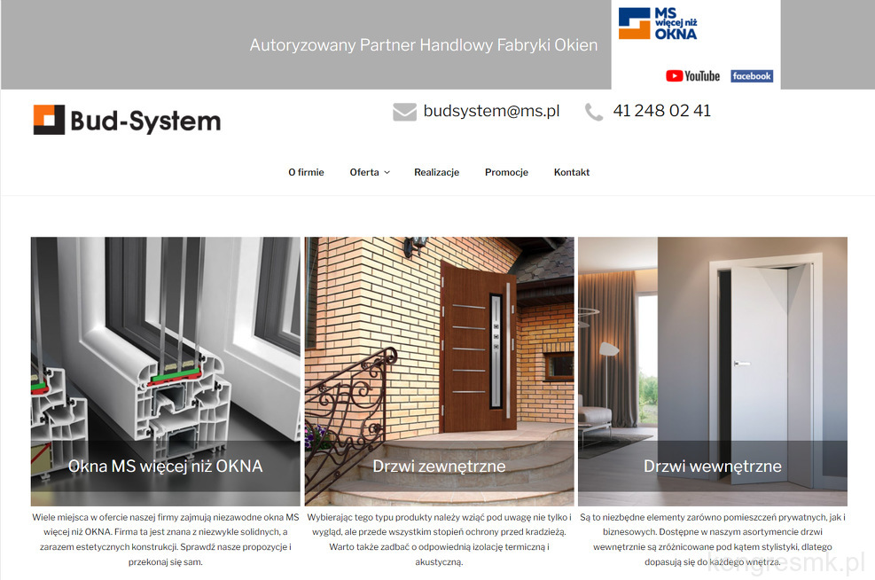 Firma Handlowo-Usługowa "Bud-System" Rafał Sobecki, Artur Piętak, Katarzyna Surowiec S.C. strona www