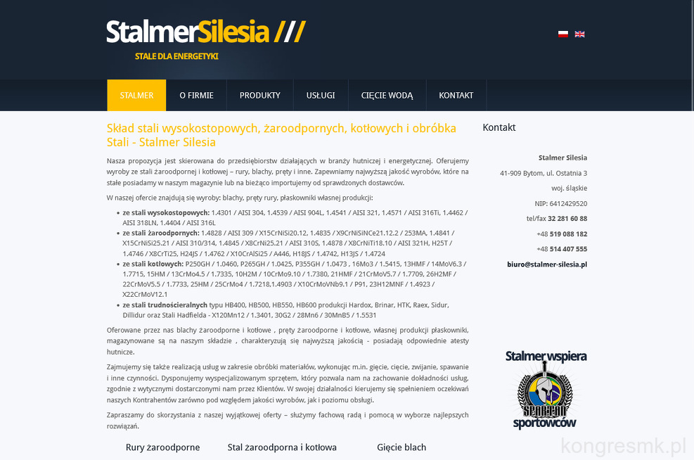 Stalmer Silesia strona www