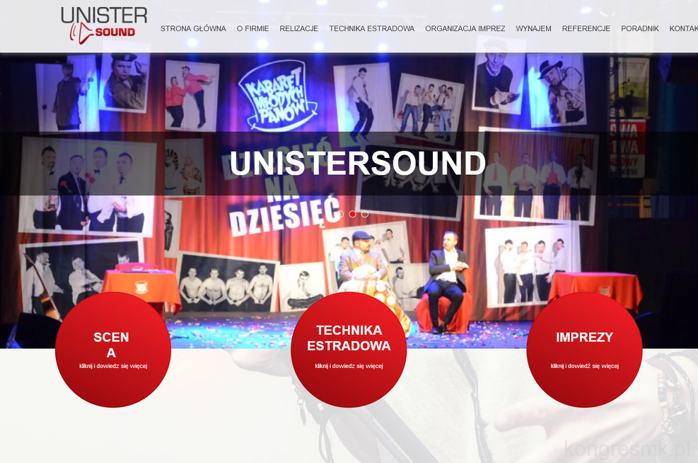 UNISTER SOUND strona www