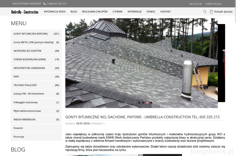 Umbrella-Construction Piotr Rodziewicz strona www